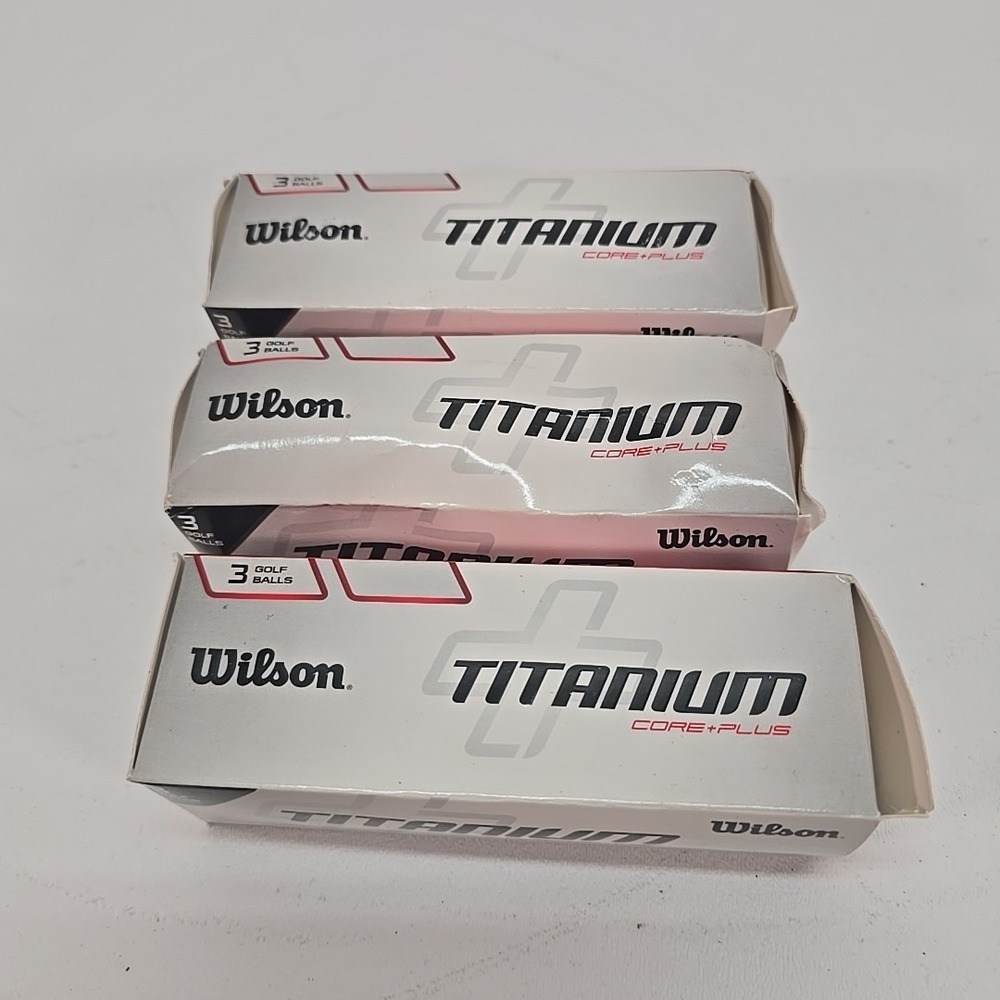 Wilson Titanium Core Plus Distance‎ Golf Balls (9 Balls)
